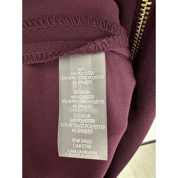 Calvin Klein Women's V-Neck Midi Dress - Purple 4 - Picture 4 of 8